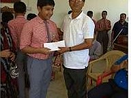 Ex Student Prof Niranjan Debnath Donated Scholarship money and Alumni also Participate in the Function. - photo 2
