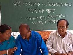 Ex Student Prof Niranjan Debnath Donated Scholarship money and Alumni also Participate in the Function. - photo 10